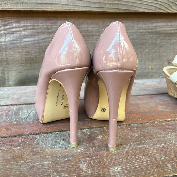 Chinese Laundry Nude/Blush heels - size 7. - Picture 4 of 4